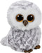 Pluche knuffel uil wit 15 cm