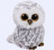 Pluche knuffel uil wit 15 cm