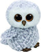 Pluche knuffel uil wit 15 cm