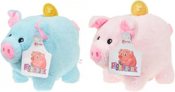 Pluche Varken Spaarpot Assorti