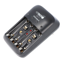 Plug-fast charger Ultimate 4 with individual bay monitoring, trickle charging and battery defect det