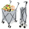 coast Boodschappentrolley – Inklapbaar – 90 liter – 66 x 46 x 94,5 cm – Grijs
