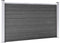 vidaXL - Schuttingpanelenset - 872x105 - cm - HKC - zwart