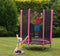 Plum Junior trampoline incl. veiligheidsnet roze 140 cm - Trampoline