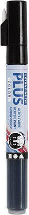 Plus Color Marker, zwart, L: 14,5 cm, lijndikte 0,7 mm, 1 stuk, 5,5 ml
