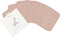 Timboo Herbruikbare doekjes - Super zacht - 20x20cm - Set van 6 stuks - Misty Rose