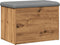 vidaXL - Opbergbankje - 62x42x45 - cm - bewerkt - hout - artisanaal - eikenkleur