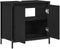 vidaXL - Badkamerkast - wastafelmeubel - 60x34,5x60 - cm - zwart