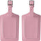 EverNeeds Bagagelabel - PU Leer - Roze - 2 Stuks (2 stuks)