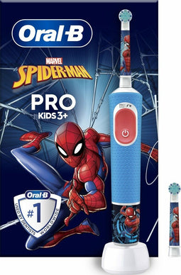 Oral-B Vitality Pro Kids - Elektrische tandenborstel - 2 poetsstanden - Spider-Man