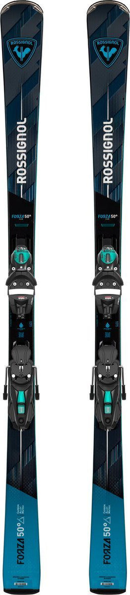 Rossignol Forza 50° CAM - Piste Ski's - V-Profile Carbon Alloy Matrix - zwart/blauw 157 cm