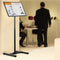 Tv standaard - hoogte instelbaar - tot 42 inch - zwart