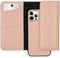 Selencia Hoesje Met Pasjeshouder Geschikt voor iPhone 12 Pro / 12 - Selencia Eny Uitneembare Vegan Lederen Clutch - Roze