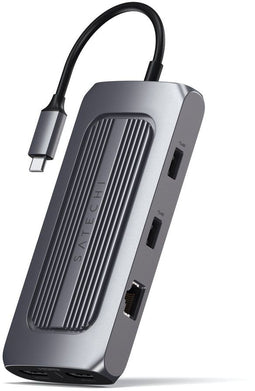 Satechi ST-UCMXAM - USB-C Multiport MX Adapter - Dubbele 4K HDMI - Grijs