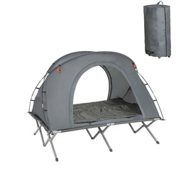 SoBuy OGS60-L-HG - Opblaasbare Camping Tent - Multifunctioneel - Lichtgrijs