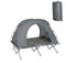 SoBuy OGS60-L-HG - Opblaasbare Camping Tent - Multifunctioneel - Lichtgrijs