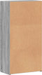 vidaXL - Archiefkast - 60x32x115 - cm - bewerkt - hout - grijs - sonoma - eikenkleurig