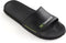 Havaianas Slide Brasil - Badslipper - Rubberen voetbed - Zwart - Maat 41/42