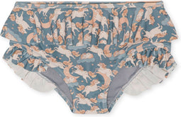 Konges Slöjd Manuca Frill bikini kind - Unicorn blue
