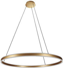 Steinhauer Ringlux 3676GO - Hanglamp - LED ring Ø100 - Goud