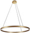 Steinhauer Ringlux 3676GO - Hanglamp - LED ring Ø100 - Goud