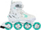 Roces Moody TIF - Inline Skates - Verstelbaar 36-40 - Wit Mintgroen