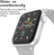 imoshion Siliconen⁺ bandje - Geschikt voor Apple Watch 1, 2, 3, 4, 5, 6, 7, 8, 9, 10, SE, Ultra (2) - 44/45/46/49 mm - Grijs - M/L