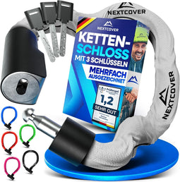 NEXTCOVER® LockOne - Fietsslot met sleutel - 100% weerproof robuust & duurzaam