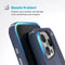 Speck iPhone 16 Pro - Back Cover - Valbescherming tot 4 meter - Antibacterieel - Blauw