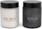 SENZA Set Van 2 Geurkaarsen Zwart/Wit - honing / orchidee -