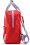 Sticky Lemon Corduroy Backpack Small sporty red