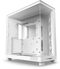 NZXT H6 Flow - Tower Behuizing - Gehard glas - Wit
