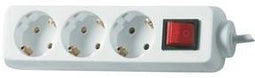 REV - Stekkerdoos 3-voudig - Met schakelaar 1.4 m 3500W - Wit