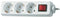 REV - Stekkerdoos 3-voudig - Met schakelaar 1.4 m 3500W - Wit