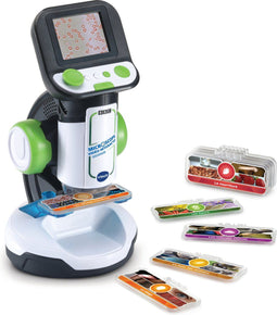 VTech Mijn Interactieve Video Microscoop - Educatief Speelgoed - 200x Vergroting - Multicolor