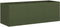 vidaXL - Plantenbak - 120x40x40 - cm - koudgewalst - staal - olijfgroen