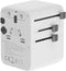 Gembird Universele Reisadapter 70W - Internationale Stroomvoorziening - Wit