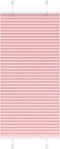 vidaXL - Plissé - rolgordijn - 60x150 - cm - stofbreedte - 59,4 - cm - polyester - roze