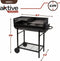 Kolenbarbecue met wielen Aktive Zwart 97 x 96 x 42 cm