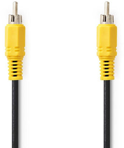 Nedis CVGL24100BK100 - RCA Kabel - 1m - Zwart