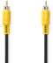 Nedis CVGL24100BK100 - RCA Kabel - 1m - Zwart