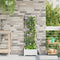 vidaXL - Tuinplanter - met - Trellis - Wit - 40x40x125,5 - cm