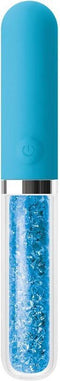 NS Novelties - Staafvibrator met Swarovskikristallen oplaadbaar - Blauw