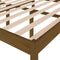 vidaXL - Seniorenbed - massief - grenenhout - honingbruin - 140x200 - cm