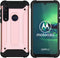 iMoshion Hoesje Geschikt voor Motorola Moto G8 Plus Hoesje - iMoshion Rugged Xtreme Backcover - Rosé