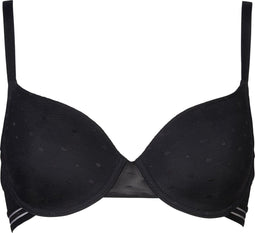 After Eden Padded wire bra - Voorgevormd met stippen - Zwart - Maat B70