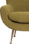 Light & Living Fauteuil Vinstra - Bouclé - Groen