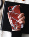 iDeal of Sweden iPhone X - Fashion Hoesje - Krasbestendig - Rood
