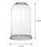 Mica Decorations Hella Glazen Stolp - H38 x Ø23 cm - Transparant, Wit