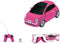 RC auto - Fiat 500 - Roze - 1:24